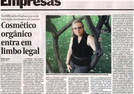 Que é um cosmético orgânico?