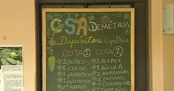 Sistema CSA auxilia na comercialização de orgânicos