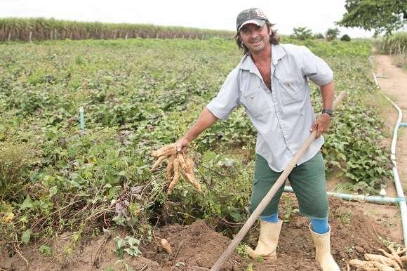Com ajuda do APL, Luiz Cristov&atilde;o aprendeu t&eacute;cnicas como o Bokashi, para aduba&ccedil;&atilde;o, e, hoje, n&atilde;o gasta nada para proteger as hortali&ccedil;as. Foto: Andr&eacute; Palmeira - Ag&ecirc;ncia Alagoas