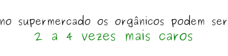 Alimentos sem veneno são sempre mais caros?