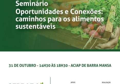 Seminário em Barra Mansa vai debater as vantagens e benefícios da produção orgânica