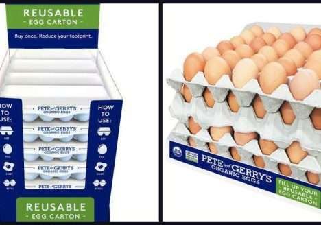 Granja inova ao lançar caixas de ovos reutilizáveis