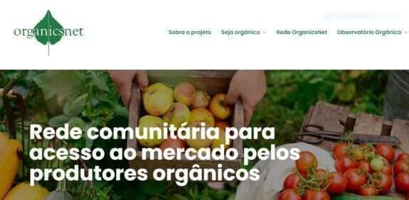 SNA lança novo site da rede OrganicsNet