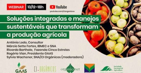 Agricultura regenerativa e manejo biológico favorecem produção em grande escala