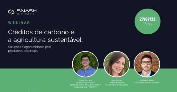 Especialistas discutem oportunidades do mercado de carbono para startups do agro
