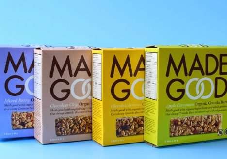 Barras de cereal MadeGood™ conquistam clientes em todo o mundo