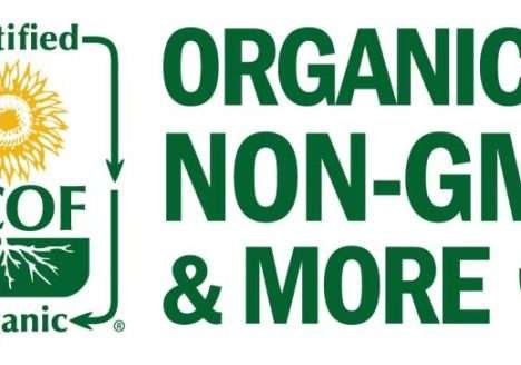 Selo de certificação CCOF destaca status de não-transgênico nos EUA
