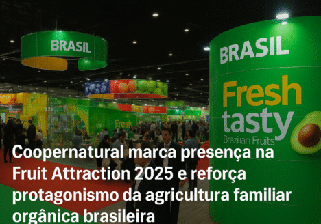 Coopernatural marca presença na Fruit Attraction 2025 e reforça protagonismo da agricultura familiar orgânica brasileira